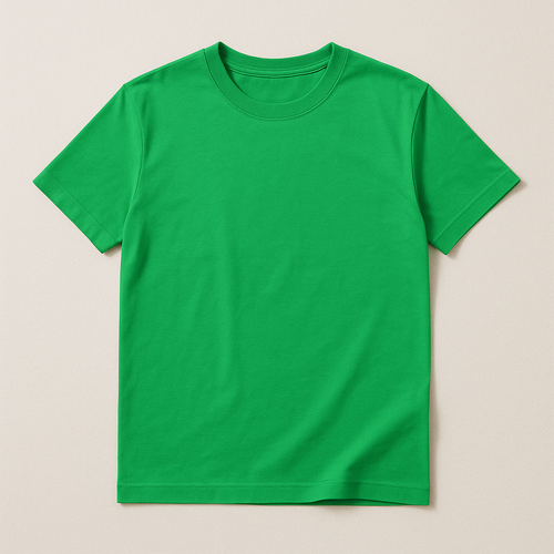 Rainbow Tee — Green — flat lay