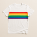 Rainbow Tee — Pride — flat lay